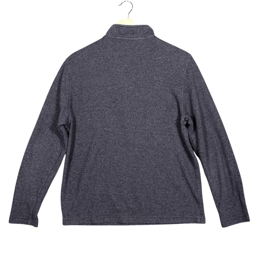 Van Heusen Men's Size Small‎ Quarter Zip Pullover Sweater Dark Gray